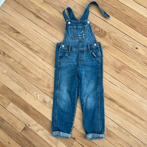 Kids Old Navy overalls with flower embroidery